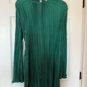 12th Tribe Green Backless Dress